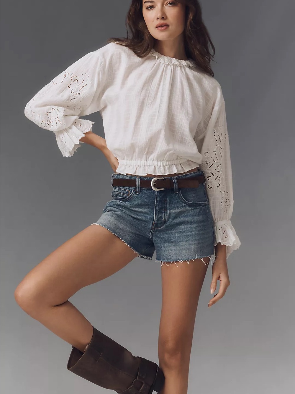 Pilcro Anthropologie Women’s The Devon Denim Shorts - Size 28